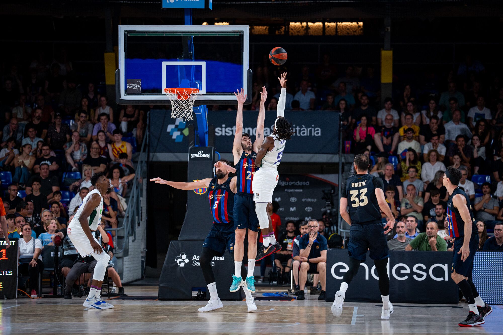 Barcelona - Unicaja, segundo partido de semifinales de la Liga Endesa, en imágenes