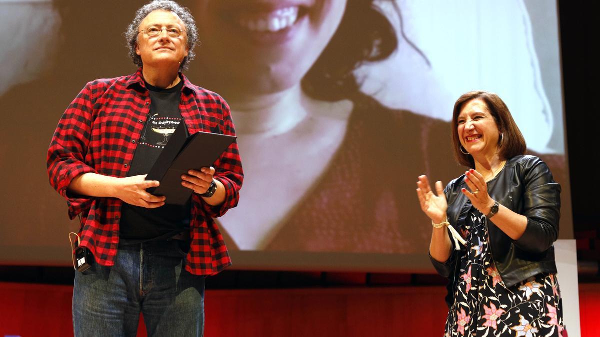 La Sala Mozart ha sido testigo de la entrega del Premio Criticón a Luis Leante.