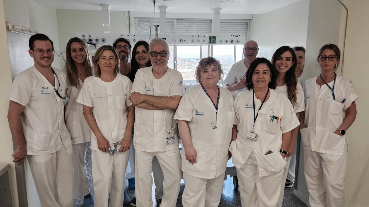 El servicio de Medicina Intensiva del Hospital de Cabueñes.