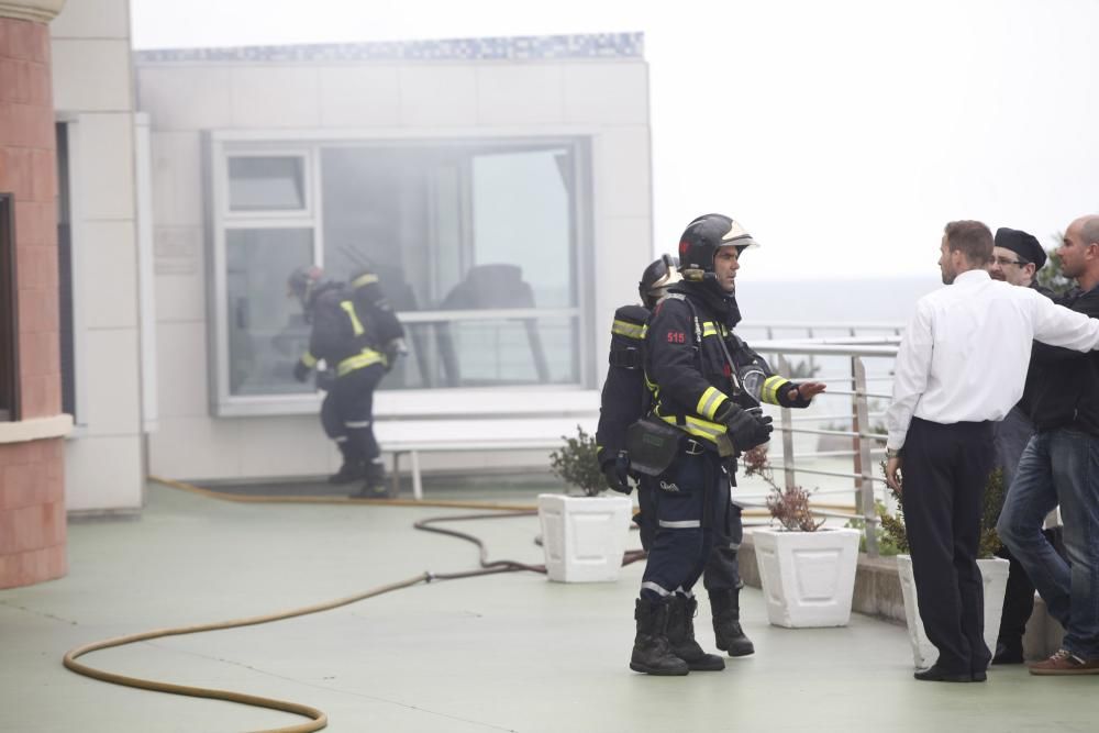 Incendio en la sauna del real Club de Regatas