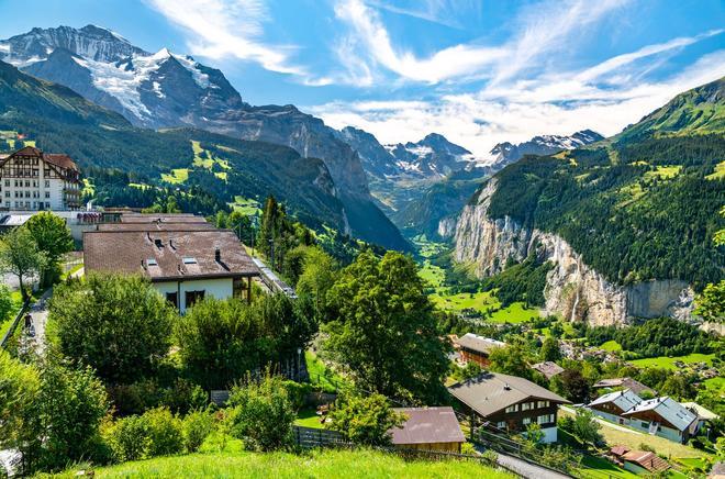 Wengen, Suiza, redes sociales, pueblos bonitos