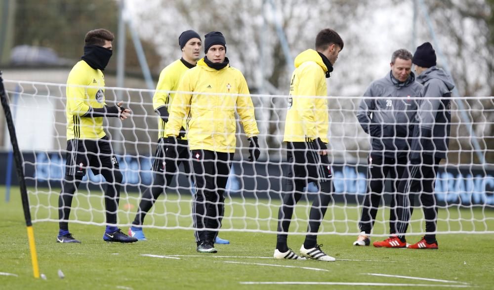 Entrenamiento del Celta en A Madroa