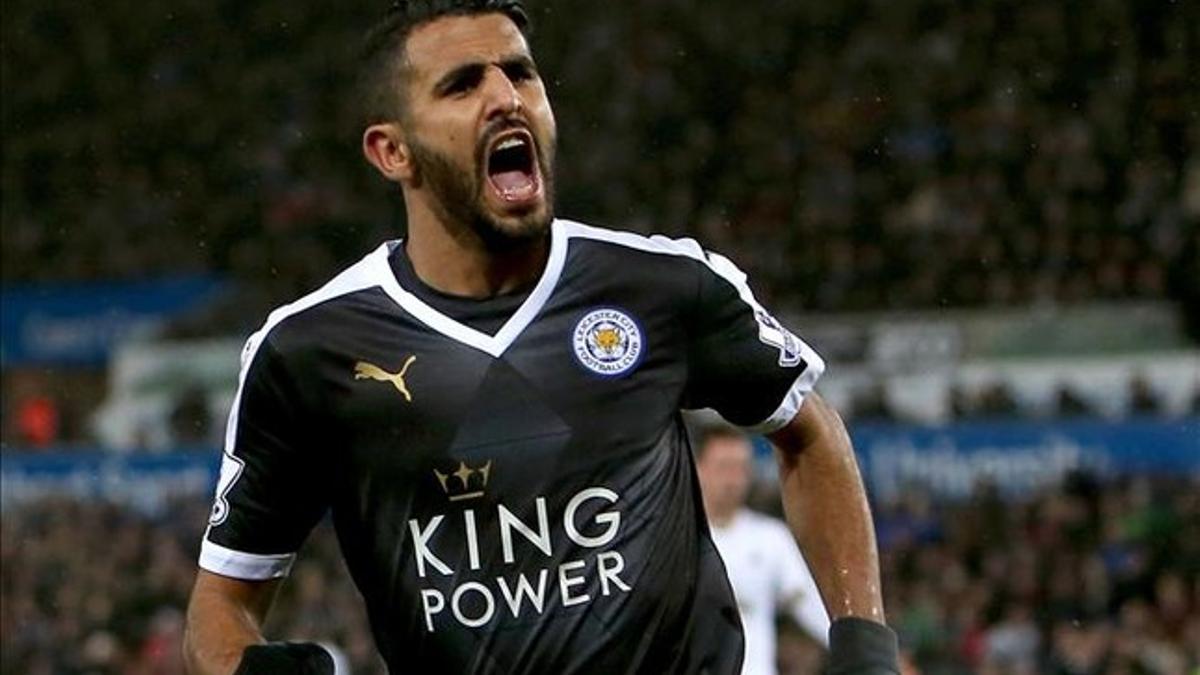 Riyad Mahrez está siendo clave para el Leicester esta temporada