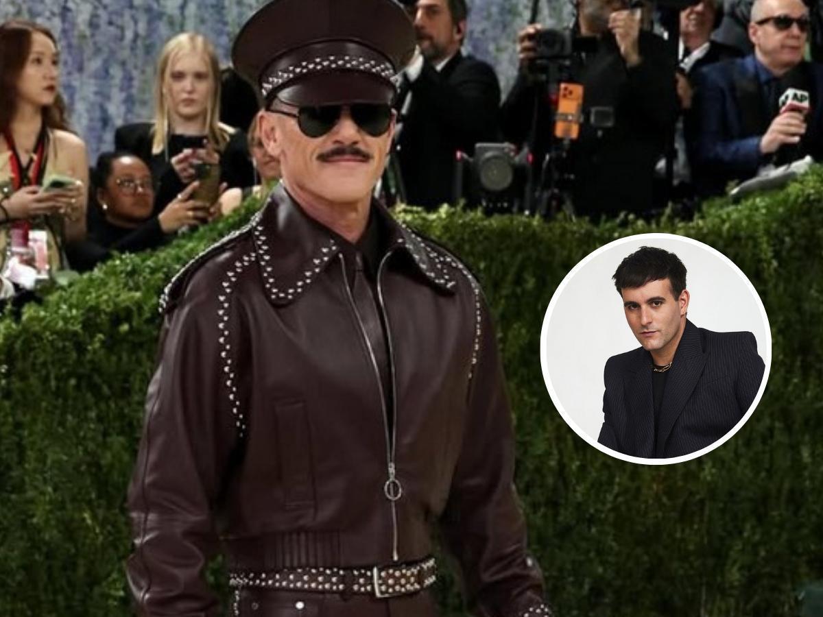Luke Evans, en la Met Gala, vestido por Palomo Spain