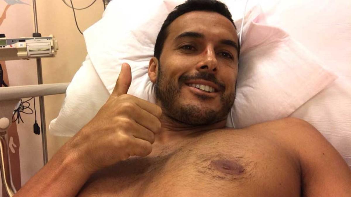 Pedro, desde la cama del hospital