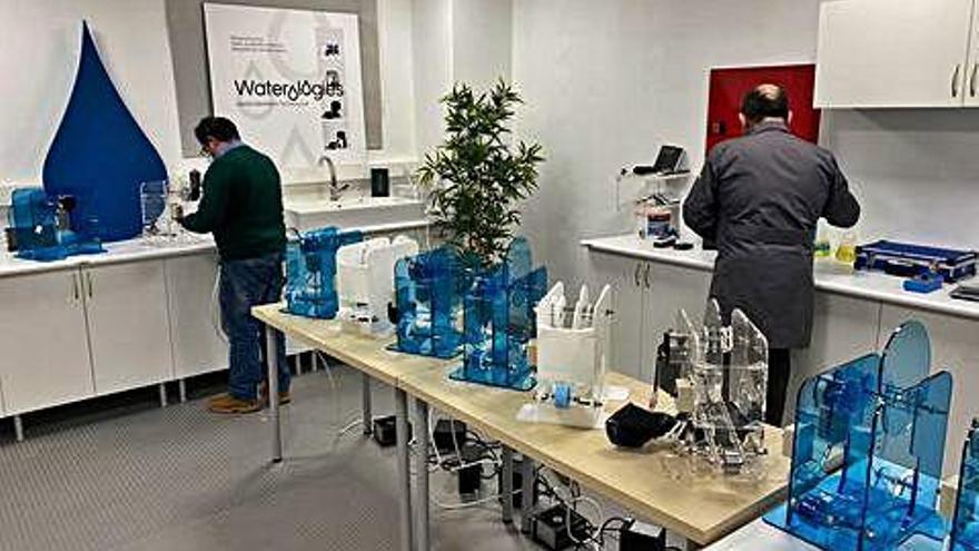 Els respiradors a punt a la seu de l&#039;empresa Waterologies