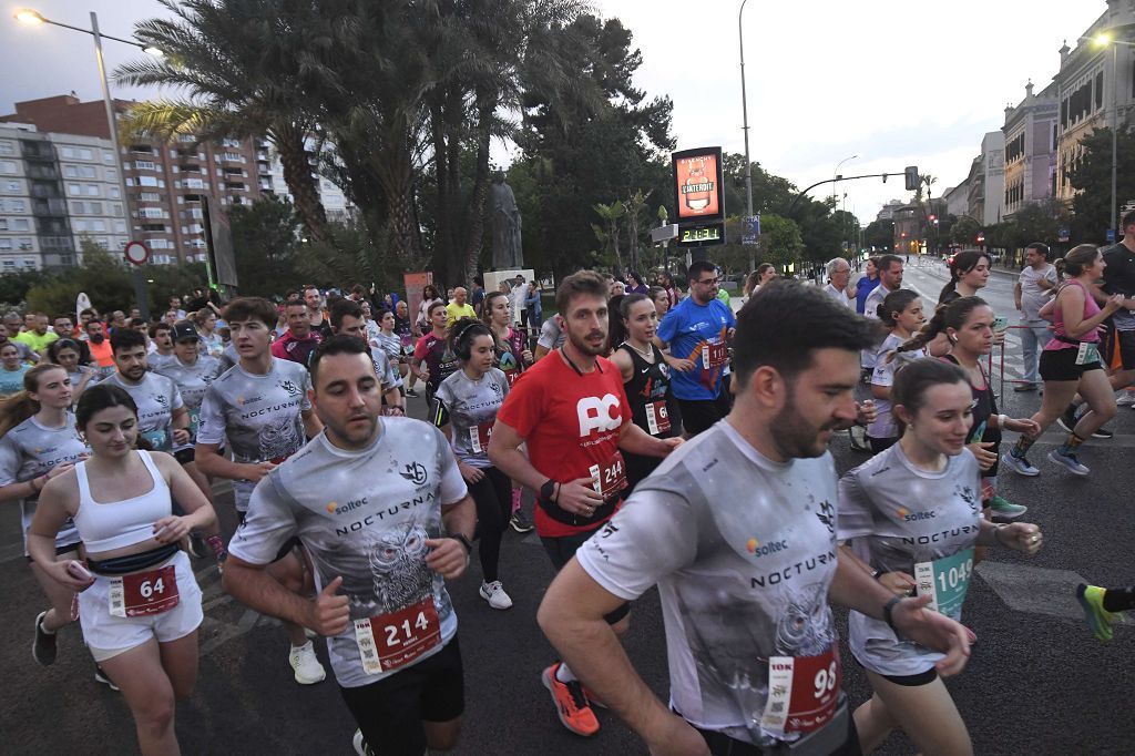 Carrera nocturna de Murcia, en imágenes