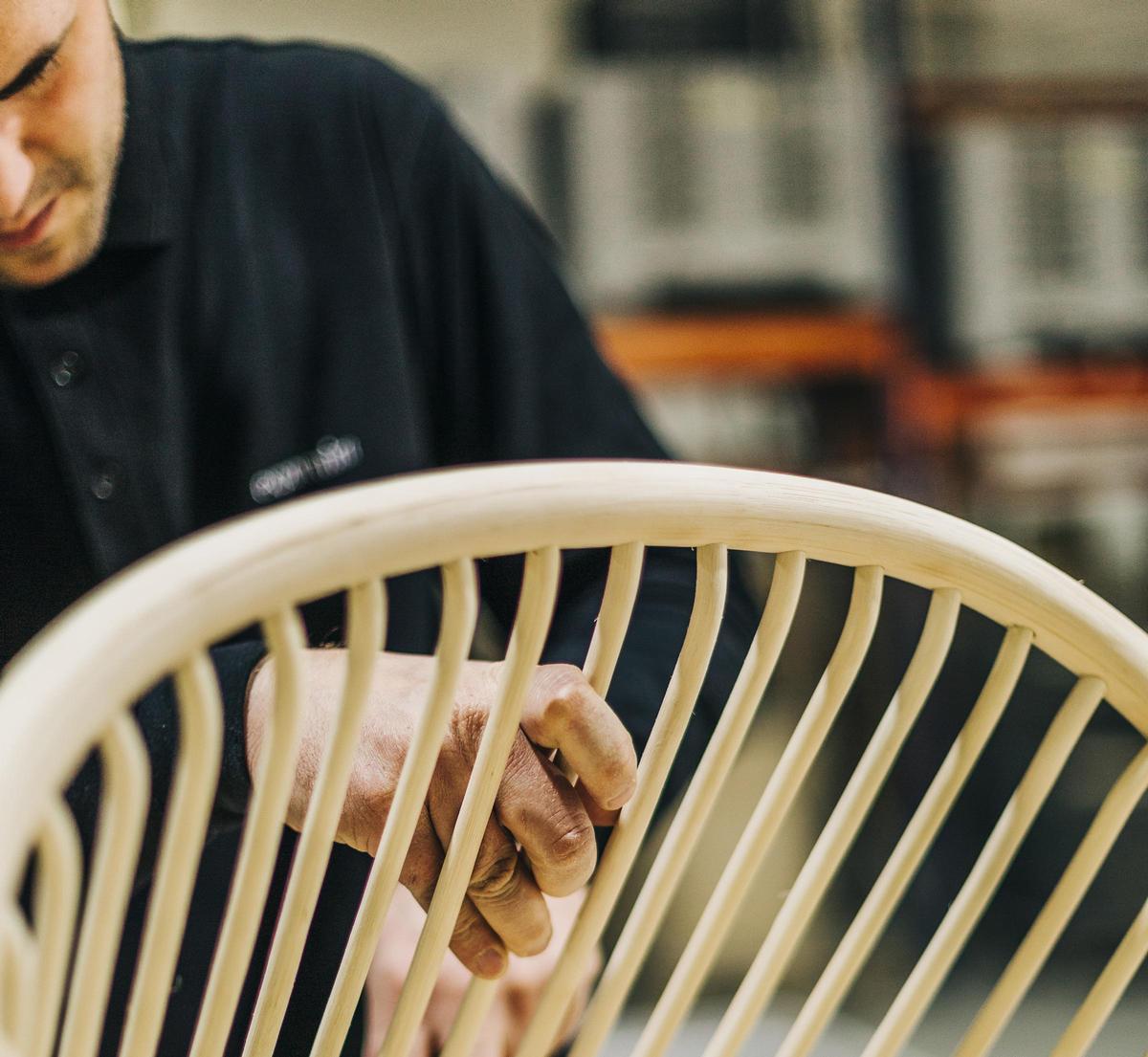 Uno de los trabajos de Expormim en rattan.
