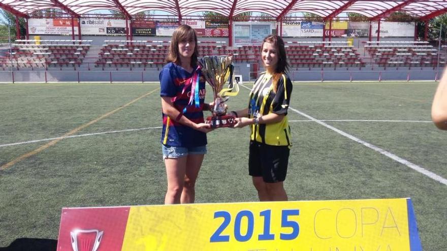 Pont -dreta- a la presentació de la Copa