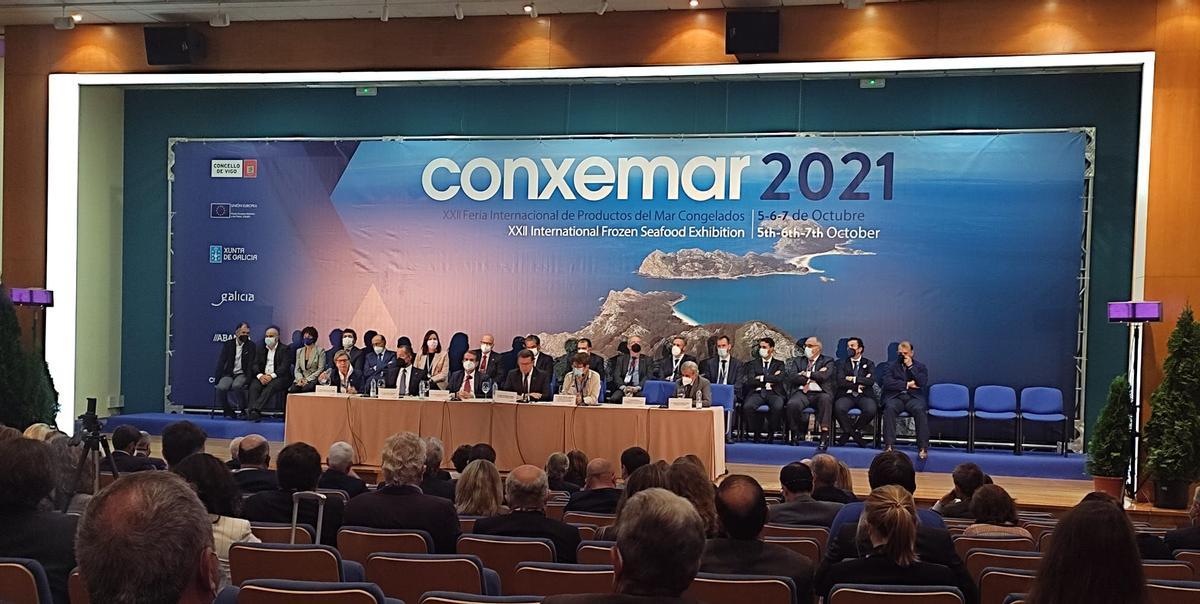 Acto inaugural de Conxemar esta mañana en el Ifevi