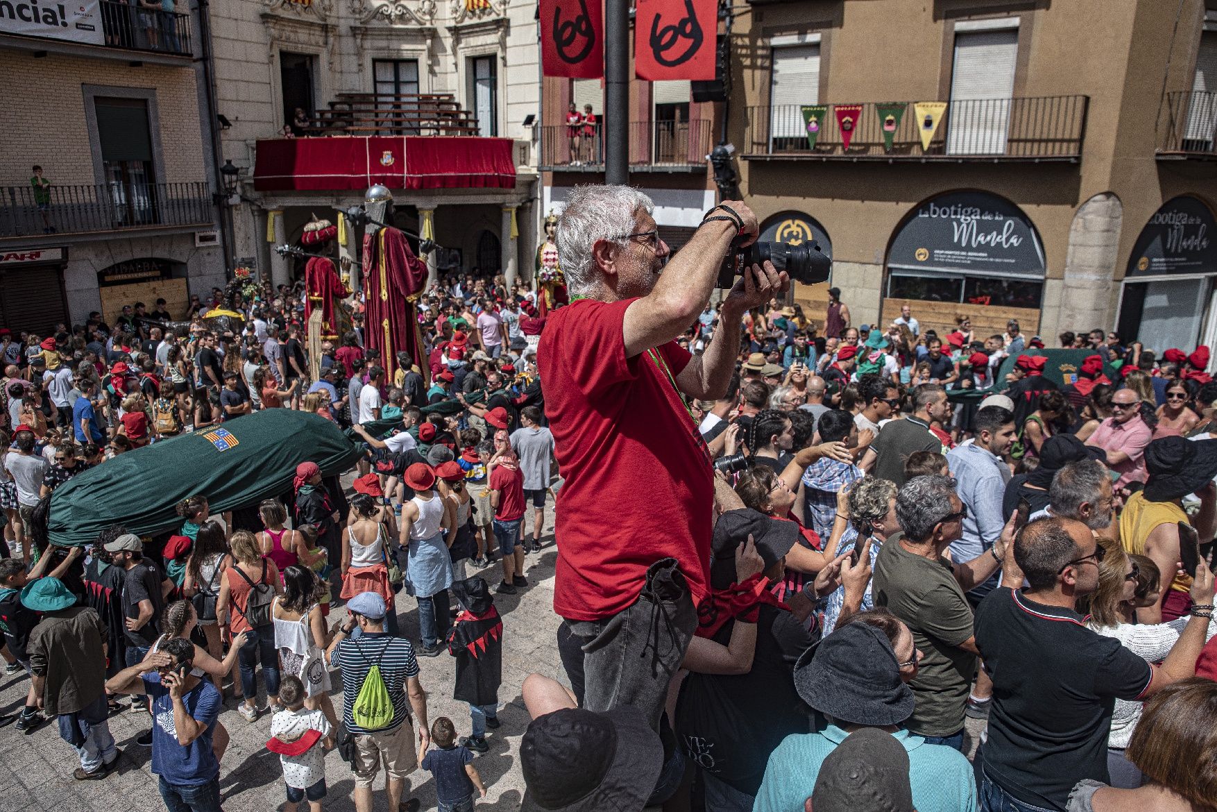 La Patum de lluïment de dijous, en fotos