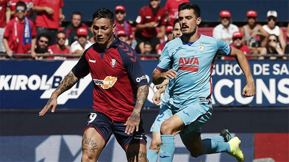 El Chimy Ávila dejó este regate de calidad ante el Eibar