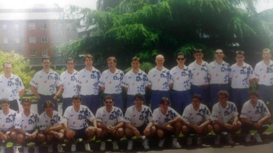 El equipo de Duro Felguera de los años noventa.