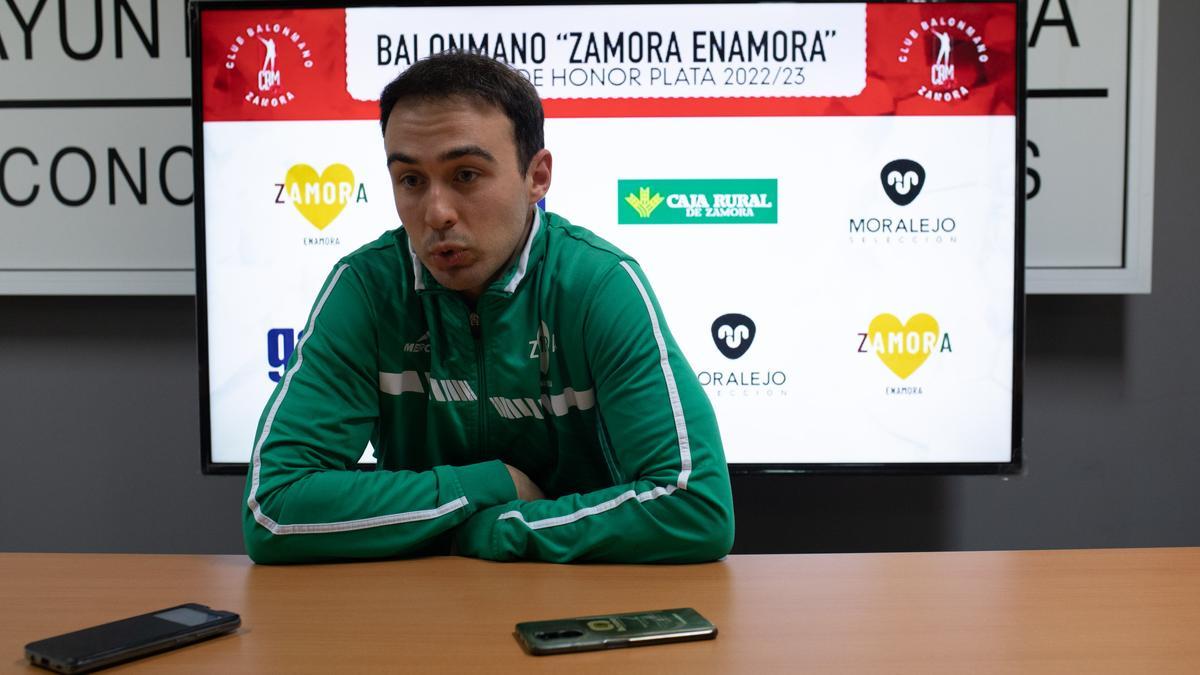 Andrés Pérez, jugador del Balonmano Zamora Enamora