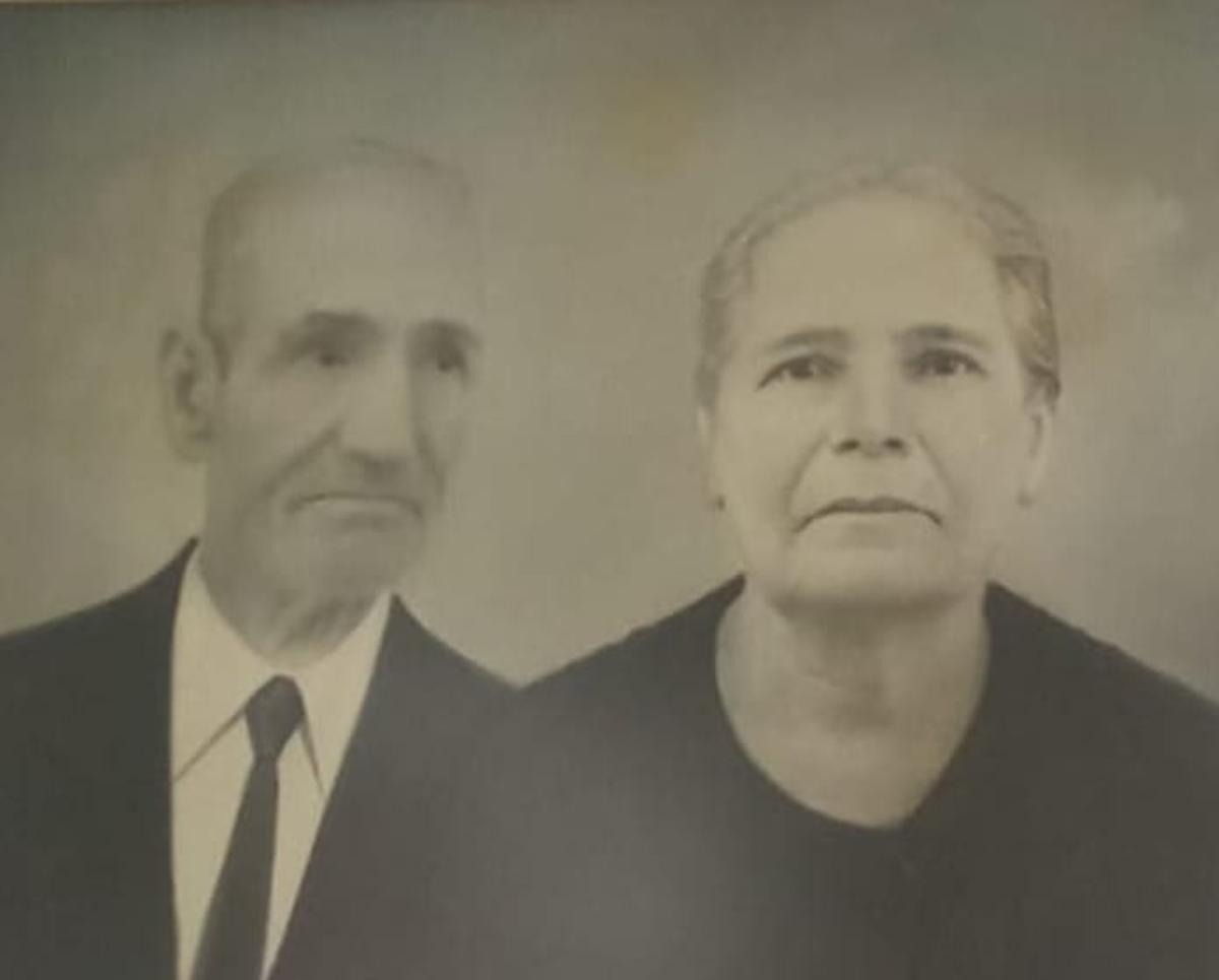 Padres de Candelaria,  Juan García González y Candelaria Santana González