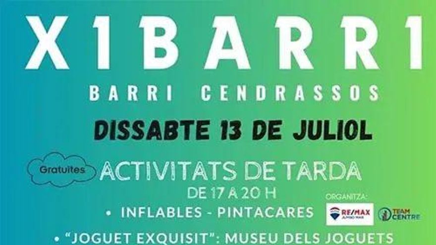 Xibarri Festa del barri Cendrassos