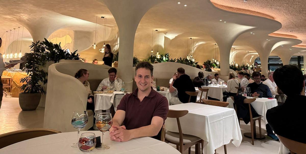 Albert Grimaldo en el restaurante Tribut de Barcelona
