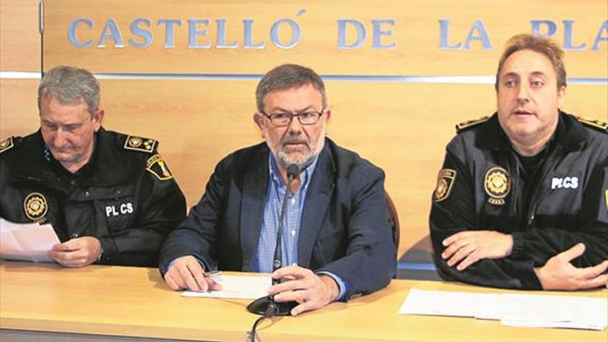 La mitad de detenidos por la Policía Local de Castellón este año es por malos tratos