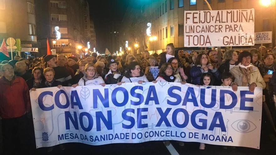 Manifestación en Vigo por la sanidad pública