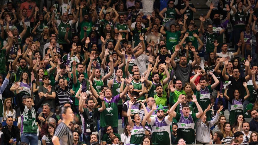 La afición del Unicaja tendrá en torno a 7.000 entradas para la Final Four de la BCL a partir del próximo jueves