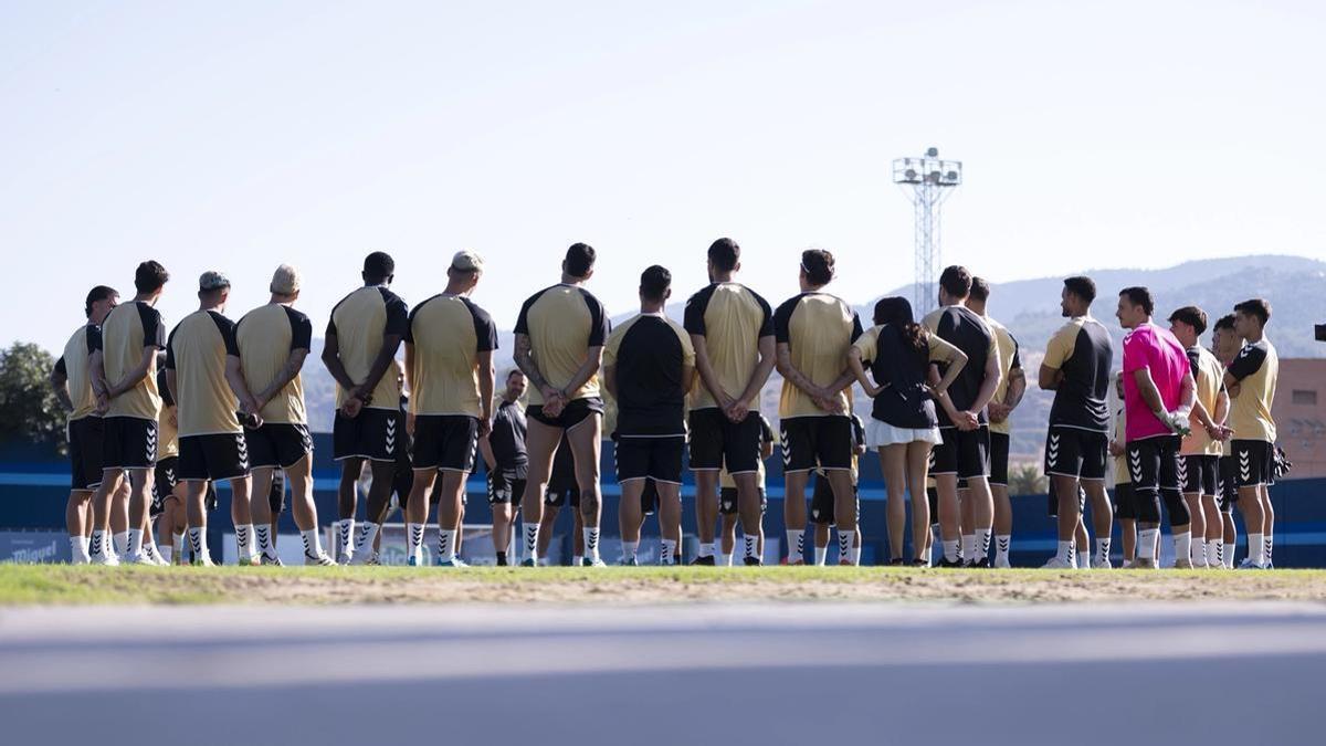 El Málaga CF en su primera sesión de la temporada 2026/2027.