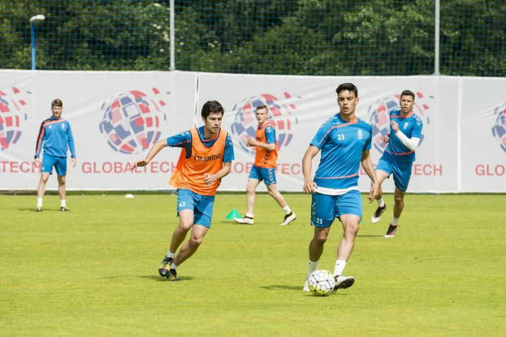 Entrenamiento del Real Oviedo