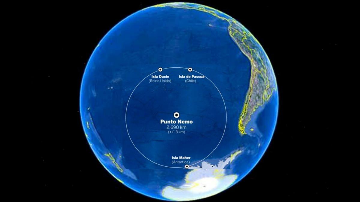 Punto Nemo: el lugar más remoto del océano sin tierra a la vista