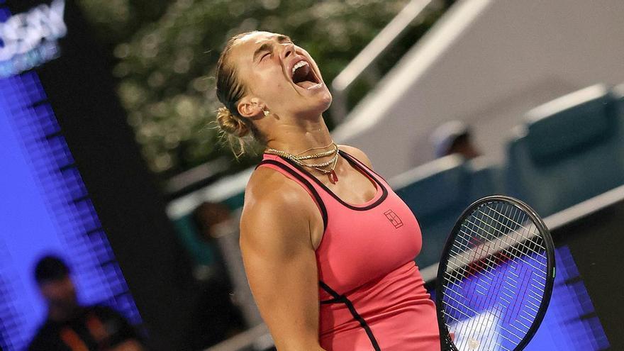 Sabalenka continúa en estado de gracia: gana en Miami después de hacerlo en Indian Wells