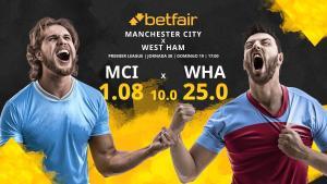 Manchester City vs. West Ham: horario, TV, estadísticas, clasificación y pronósticos