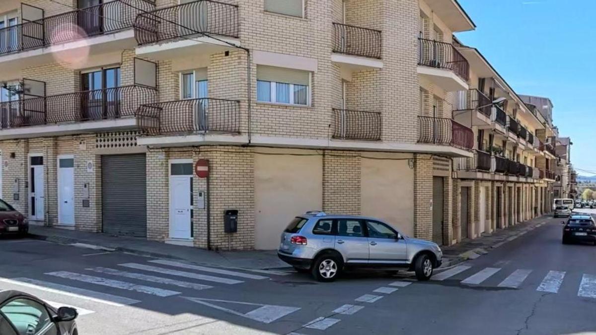 Lloc del xoc aquesta matinad a a Manresa