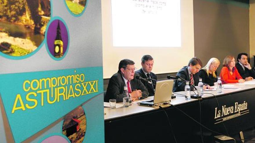 Un reciente debate de Compromiso Asturias XXI en el Club Prensa Asturiana de LA NUEVA ESPAÑA.