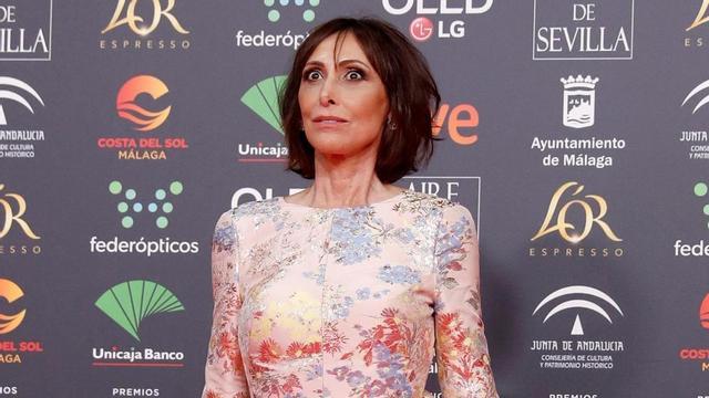 GRAF8540  MALAGA  25 01 2020 - La actriz Maria Barranco a su llegada a la entrega de los Premios Goya 2020 que se celebra esta noche en el Palacio de los Deportes Jose Maria Martin Carpena  en Malaga  EFE Jorge Zapata