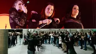 Vigo baila ao ritmo de Tanxugueiras... en plena rúa de madrugada