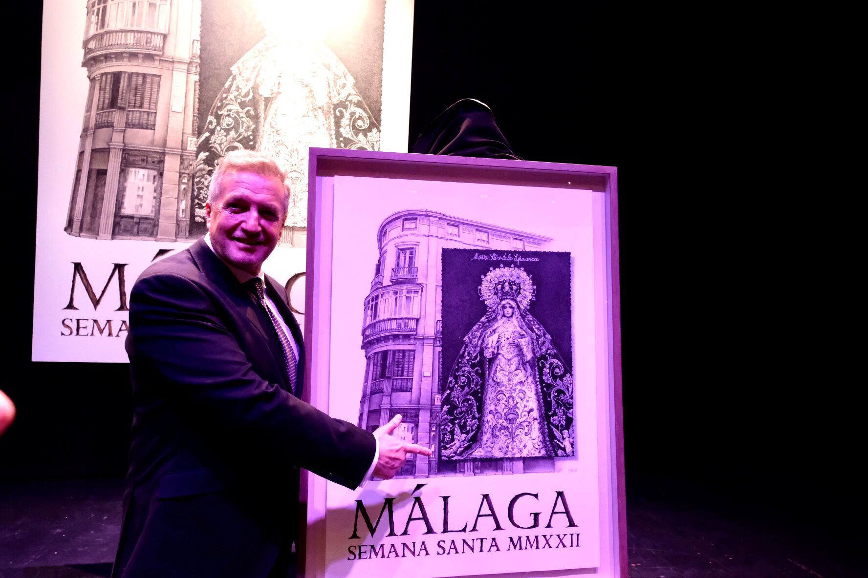Presentación del cartel de la Semana Santa de Málaga de 2022