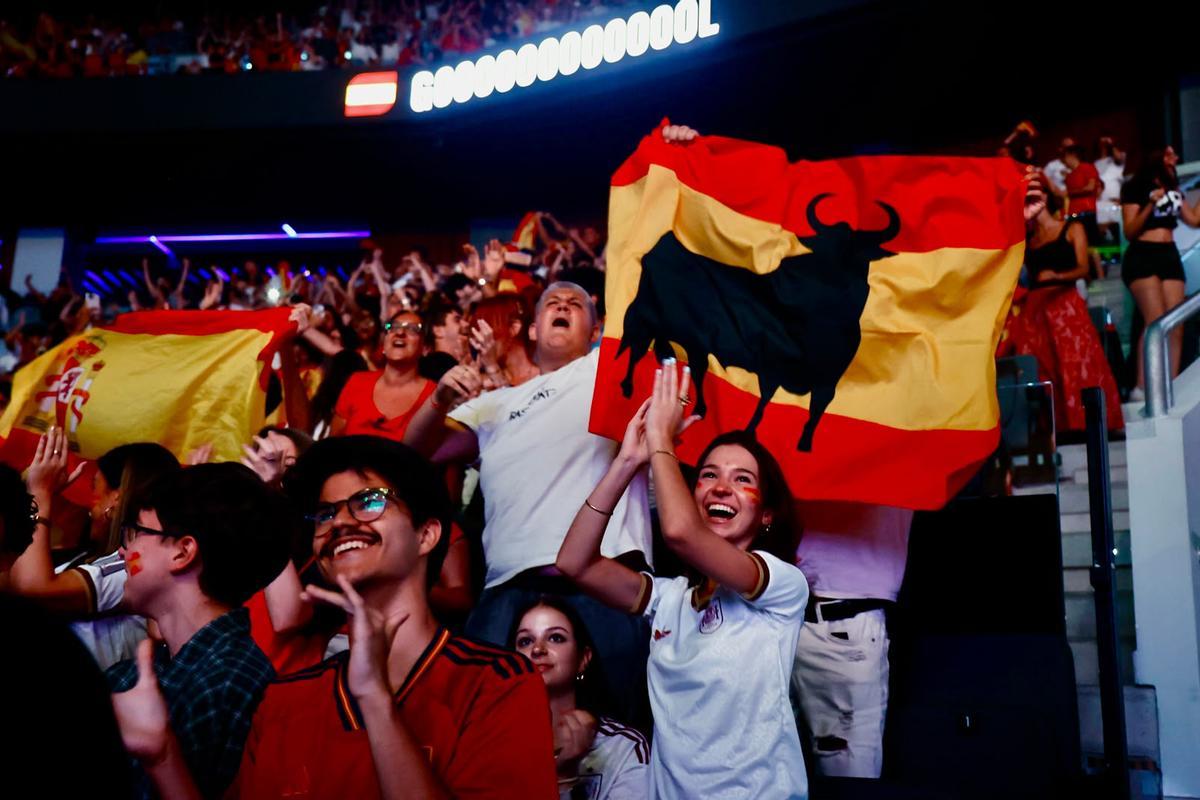 Así se ha vivido el Francia - España desde el Roig Arena