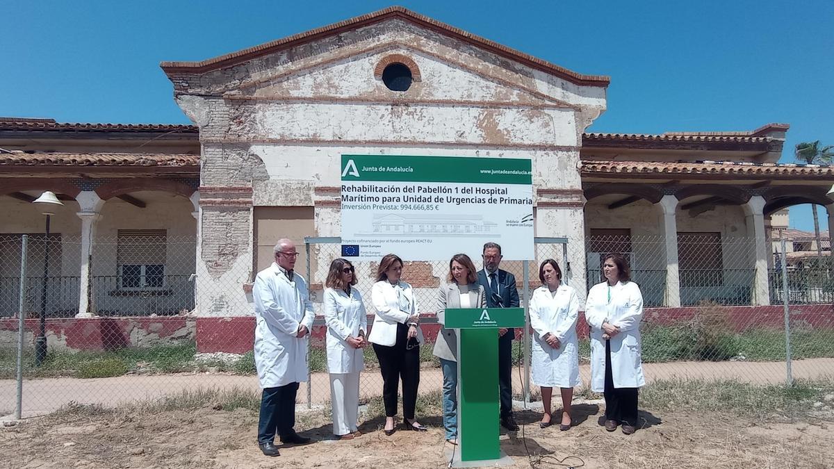 La Junta rehabilitará el pabellón 1 del hospital Marítimo para unificar las urgencias de Atención Primaria.