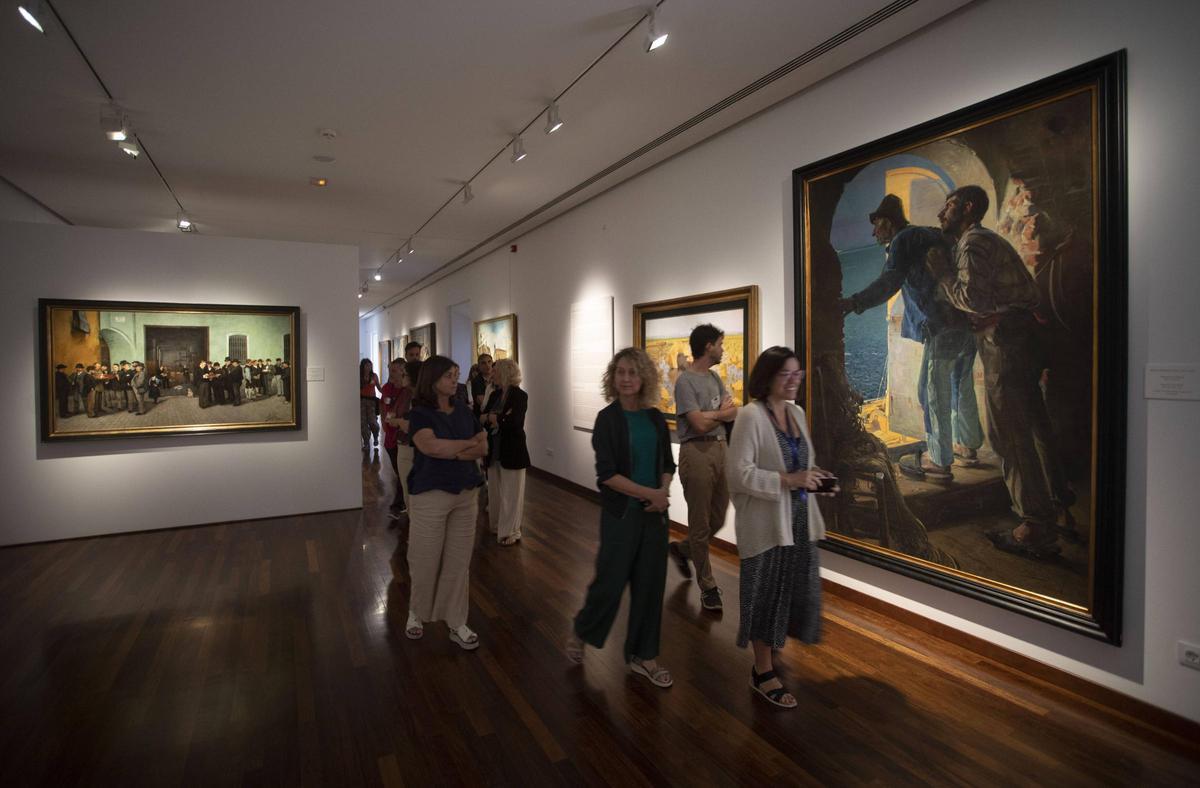 Salas del arte dedicado a los siglos XIX y XX en el Museo de Bellas Artes de València.