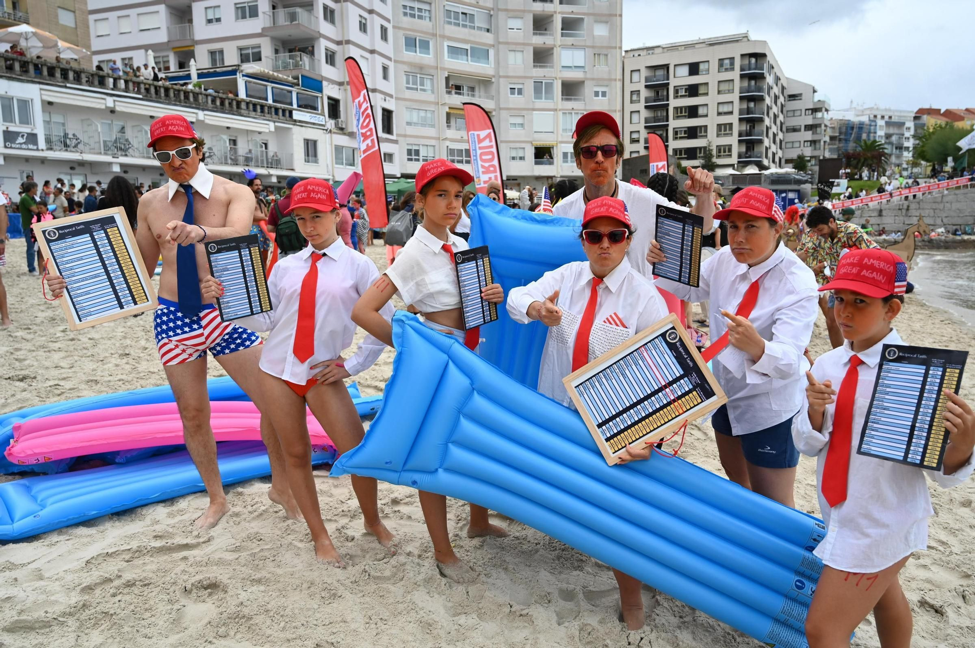 Las imágenes del Campeonato Mundial de Colchonetas en Sanxenxo
