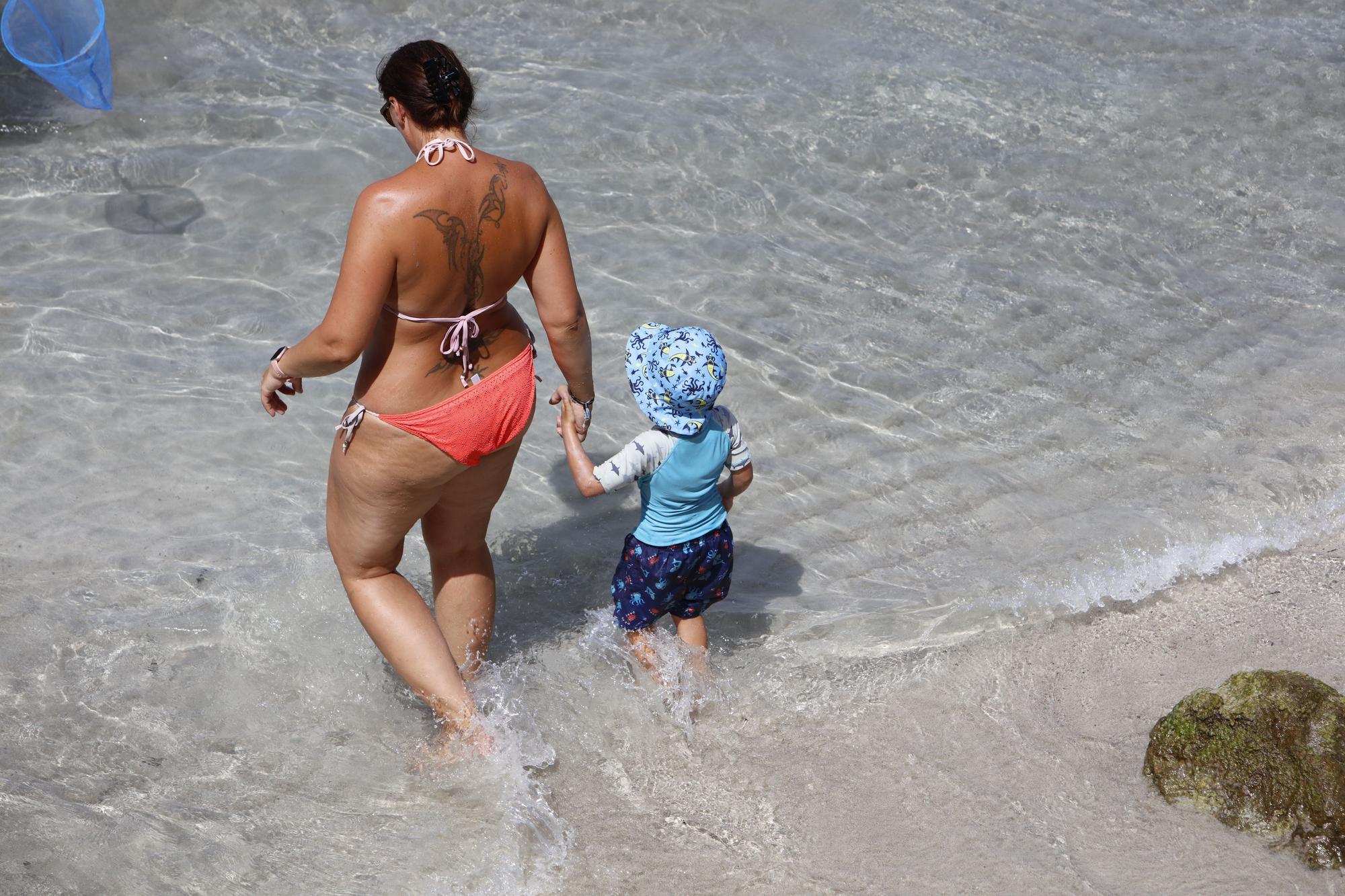 Sommer in Peguera: So genießen die Mallorca-Urlauber das Leben am beliebten Badestrand