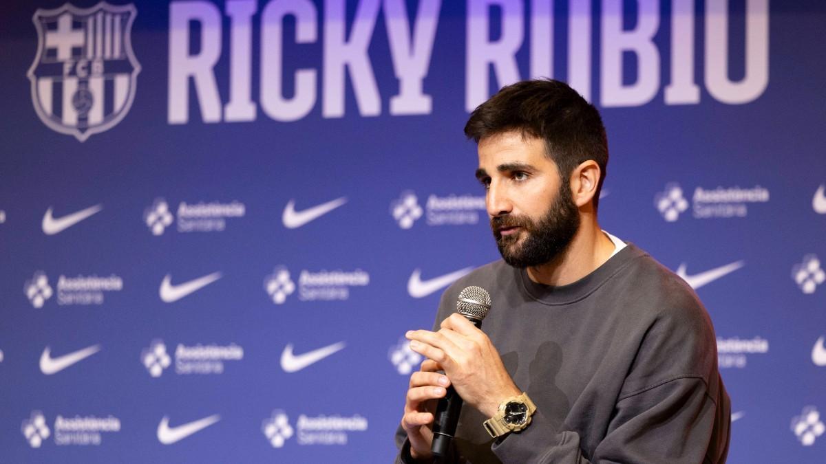 Ricky Rubio: "Quería agradecer a la prensa y al mundo del basquet por darme la privacidad que necesitaba"