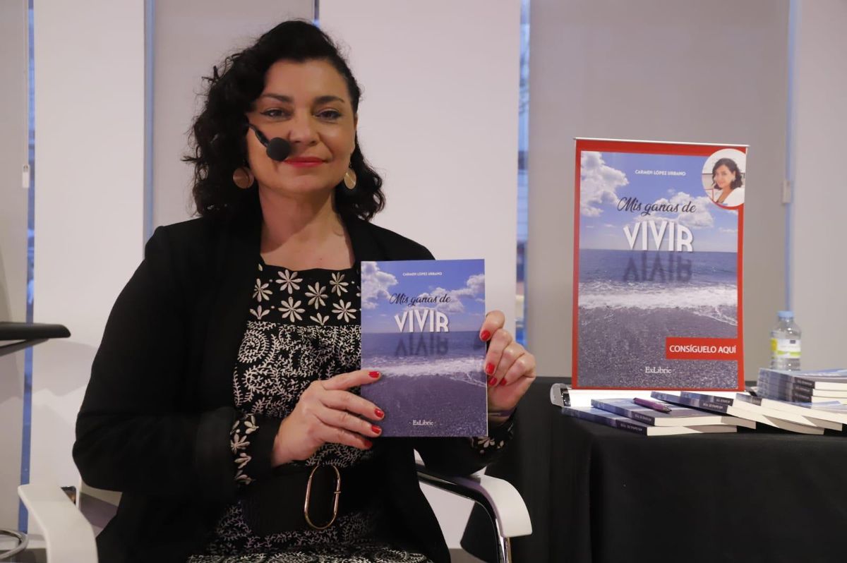 Carmen López Urbano ha presentado 'Con ganas de vivir'.