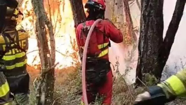 Vídeo | Trabajos de la BRIF en el incendio de Las Peñas de Riglos