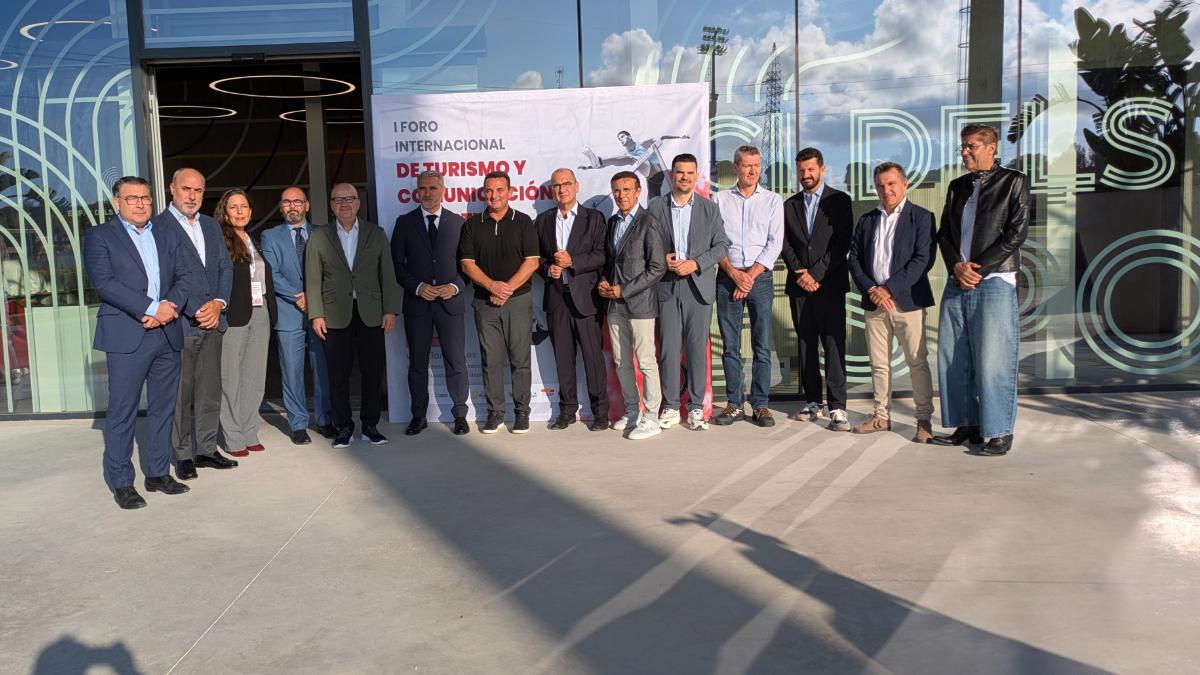 Los ponentes del Foro de Turismo y Comunicación Deportiva de La Nucía