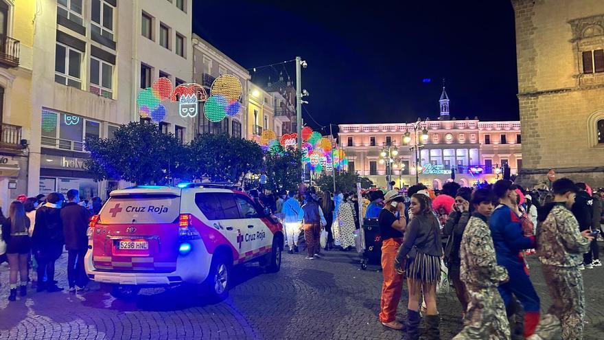 Detenido por agredir a varias personas en San Francisco el sábado de Carnaval en Badajoz