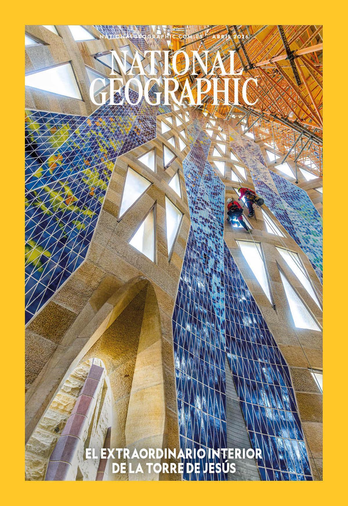 La piel interior de la Torre de Jesús, una imagen hasta ahora no revelada por la Sagrada Família.