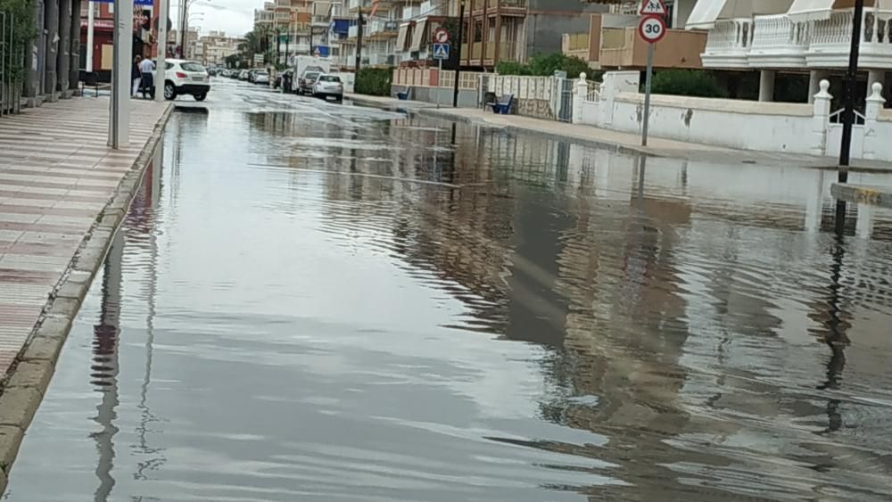 Lluvia e inundaciones en Santa Pola