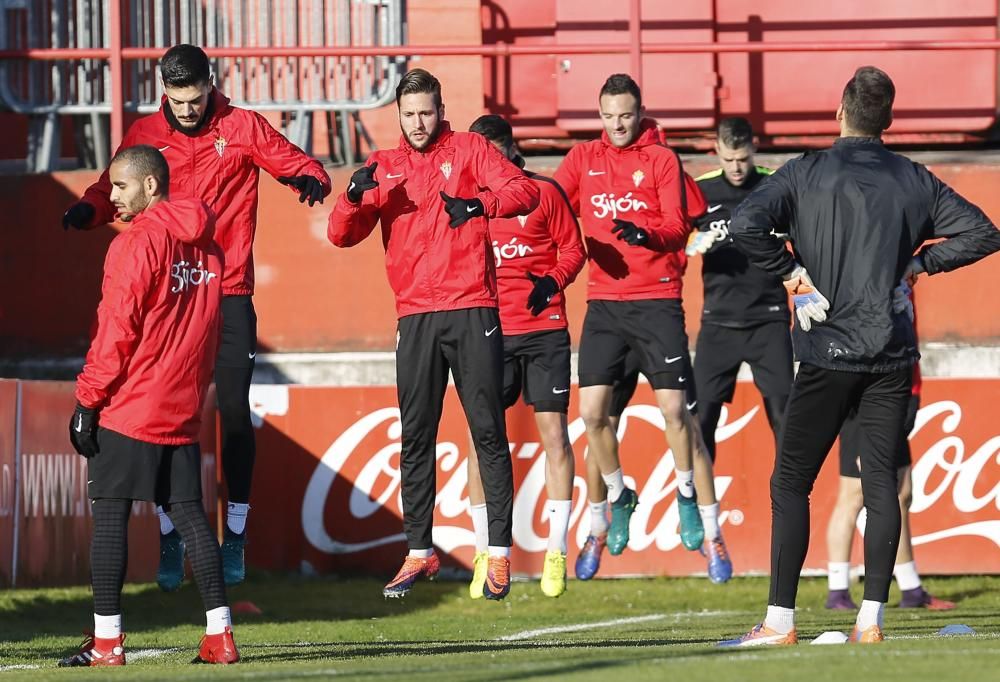 Entrenamiento del Sporting