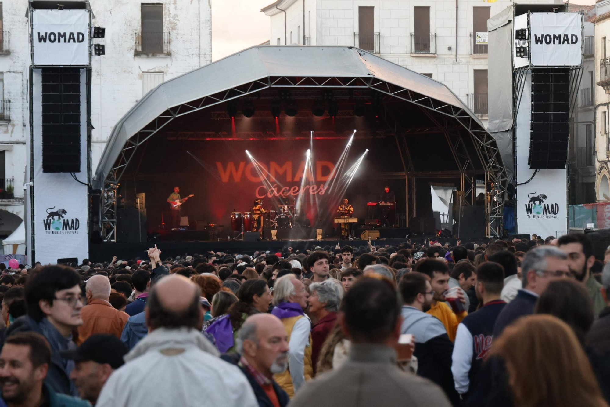 Las imágenes del sábado de Womad en Cáceres