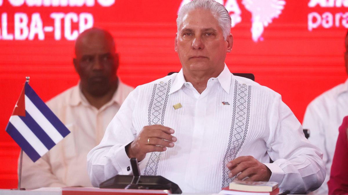 El presidente de Cuba, Miguel Díaz-Canel
