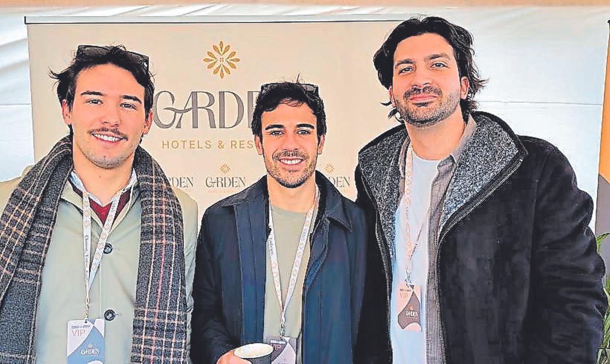 Didac Pérez, Gerard Pou y Xisco Llabrés.